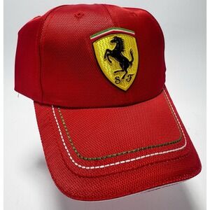 Scuderia Ferrari F1 Race Cap Hat Embroidered Red New w/ Tags Official